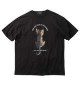 RIMASTER VISION 天竺トリックアート半袖Tシャツ ブラック