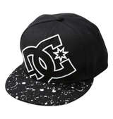 DCSHOES 25DOUBLEUP SNAPBACKキャップ ブラック×スプラッシュ