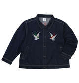 YOIDORE チベタンデニムジャケット インディゴネイビー