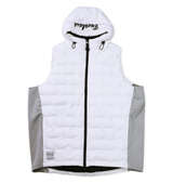 EVERLAST 脇切替防風フードベスト ホワイト