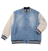 DCSHOES 26VARSITYジャケット ライトインディゴデニム