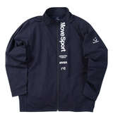 MOVESPORT スタンドストレッチクロスジャケット ネイビー