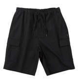 DCSHOES 25WIDE CARGOハーフパンツ ブラックリップストップ