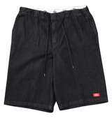 DICKIES デニムイージーワークショーツ ブラックユーズド