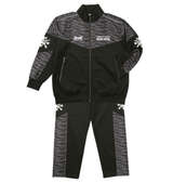 SOUL SPORTS×新日本プロレス BC WAR DOGS長袖ジャージセット グレーカモ×ブラック