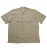 DICKIES 1574半袖ワークシャツ カーキ
