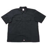 DICKIES 1574半袖ワークシャツ ブラック