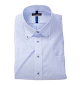 HIROKO KOSHINO HOMME ドゥエB.D半袖シャツ サックス