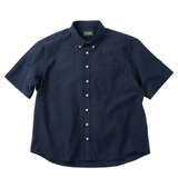 Mc.S.P 吸汗速乾TCシアサッカーB.D半袖シャツ ダークネイビー