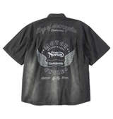 Norton デニム半袖シャツ サンドブラック