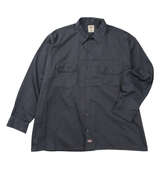 DICKIES 574長袖ワークシャツ(ORIGINAL FIT) チャコールグレー