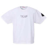 Re:luxi スクリプトアーチ半袖Tシャツ ホワイト