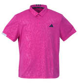 adidas golf エンボスプリント半袖B.Dシャツ ルシッドフクシャ