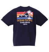 OCEAN PACIFIC 天竺ポケット付半袖Tシャツ ネイビー