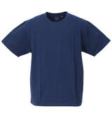 Mc.S.P オーガニックコットンクルーネック半袖Tシャツ ブルー