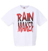新日本プロレス オカダ・カズチカ「RAINMAKER」半袖Tシャツ ホワイト