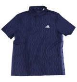 adidas golf HEAT.RDYデボスグラフィック半袖シャツ カレッジネイビー