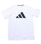 adidas M TR-ES FR LOGO半袖Tシャツ ホワイト