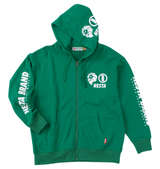 NESTA BRAND 裏毛フルジップパーカー グリーン