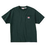 BEN DAVIS BEN'Sポケット付半袖Tシャツ ダークグリーン