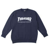 THRASHER MAG LOGOクルートレーナー ネイビー