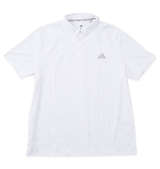 adidas golf モノグラム半袖シャツ ホワイト