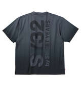SY32 by SWEET YEARS グラデーションビッグロゴ半袖Tシャツ ブラック