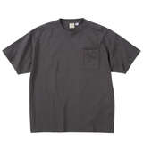Goodwear USAコットンポケット付半袖Tシャツ ダークチャコール