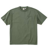 Goodwear USAコットンポケット付半袖Tシャツ スモーキーカーキ