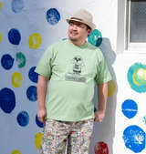 FUN for modemdesign DOG半袖Tシャツ ミント