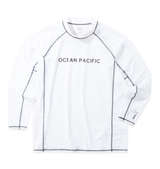 OCEAN PACIFIC 長袖ラッシュガード ホワイト