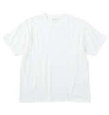 Mc.S.P オーガニックコットンクルーネック半袖Tシャツ オフホワイト
