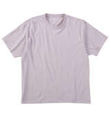 Mc.S.P オーガニックコットンクルーネック半袖Tシャツ ライラック