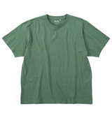 Mc.S.P オーガニックコットンクルーネック半袖Tシャツ グリーン