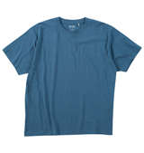 Mc.S.P オーガニックコットンクルーネック半袖Tシャツ サックス