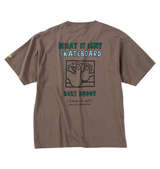 (What it isNt) 天竺プリント半袖Tシャツ グレージュ