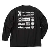ELEMENT NUMBER長袖Tシャツ ブラック