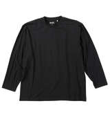 Mc.S.P オーガニックコットンクルーネック長袖Tシャツ ブラック