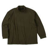 Mc.S.P ストレッチフリースハイネック長袖Tシャツ オリーブ