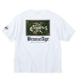 BRONZE AGE プリント半袖Tシャツ ホワイト