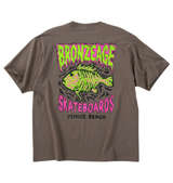 BRONZE AGE プリント半袖Tシャツ グレージュ