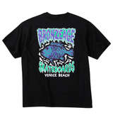 BRONZE AGE プリント半袖Tシャツ ブラック