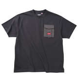 Coleman USAコットンポケット付半袖Tシャツ チャコール
