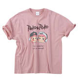PeKo&PoKo 天竺半袖Tシャツ スモークピンク