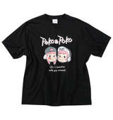 PeKo&PoKo 天竺半袖Tシャツ ブラック