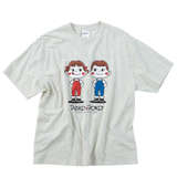 PeKo&PoKo 天竺半袖Tシャツ ミックスホワイト