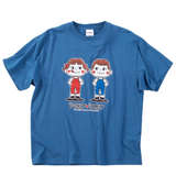 PeKo&PoKo 天竺半袖Tシャツ オリエンタルブルー
