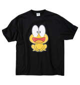 ど根性ガエル 天竺半袖Tシャツ ブラック