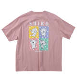クレヨンしんちゃん 天竺ポケット付半袖Tシャツ スモークピンク