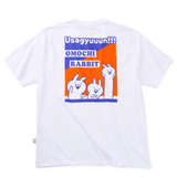 うさぎゅーん! プリント半袖Tシャツ ホワイト